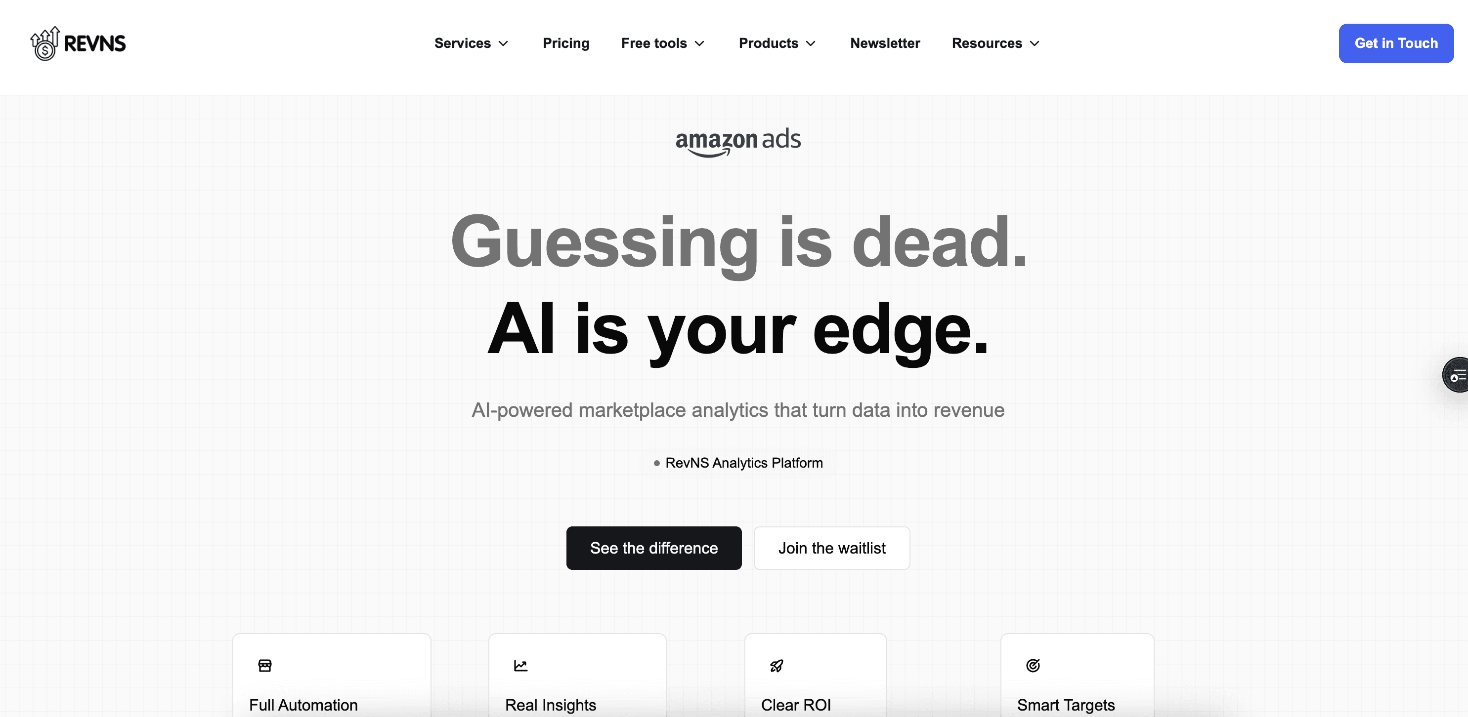 Amazon Advertising Analytics & Reporting Tool | REVNS